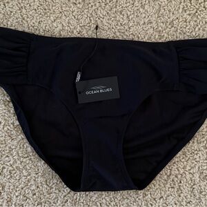 NWOT Ocean Blues Black Bikini Bottom